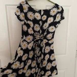 Mudd size medium black floral dress